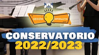 Sesión Informativa | Conservatorio Curso 2022/2023 | Oposiciones de Secundaria y FP