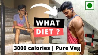 Full Day of Eating (3000 Calories)| VEG HOMEMADE FOODS to Gain Weight