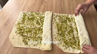 Sadece 2 Hamurla Bir Tepsi Baklava Yapın Herkesi Şaşırtın 🥇Sarma Baklava 😍Olağanüstü Güzel B