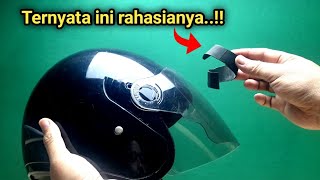 Berasa baru lagi.!Cara mudah mengatasi/memperbaiki kaca helm yang longgar/kendor agar nyaman dipakai