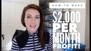 How to Make $2,000 PROFIT Each Month Selling on Ebay and Amazon! Let's Talk Real Numbers
