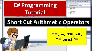 C# Shortcut Arithmetic Operators | Pre and Post Operators