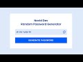 🎬Random Password Generator | Html CSS Javascript✨