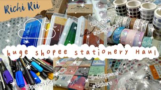 Affordable Huge shopee stationery Haul with store and price + Review 🌼 - 2020 | Richi Rii