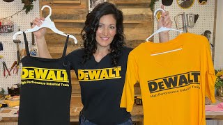 Watch me turn PLAIN Men's DeWalt shirts into FASHION #short