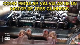 Cómo calibrar un motor de tres cilindros.