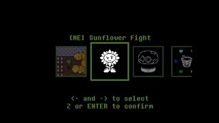 Overlawn Sunflower Fight Genocide + Pacifist Ending | Undertale Fangame