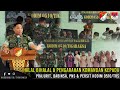 HALAL BIHALAL & PENGARAHAN KOMANDAN KODIM 0510/TIGARAKSA KEPADA PRAJURIT, BABINSA.