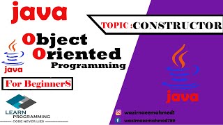 constructor in java || constructor overloading || Tutorial 7