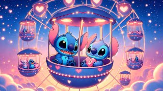 Relaxing Sleep Music with Stitch Couple 💖 Instant Relief from Stress \u0026 Anxiety 💤Healing Sleep Music😴