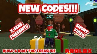 Roblox Build A Boat For Treasure Codes 2018 Videos 9tube Tv - new codes free xmas gift roblox build a boat for treasure