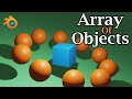 Array Modifier In Blender | Create An Array Of Objects Or Linked Objects | Blender Eevee & Cycles