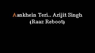 #Arijit #Singh #Karaoke #Raaz #Aankhen #Teri