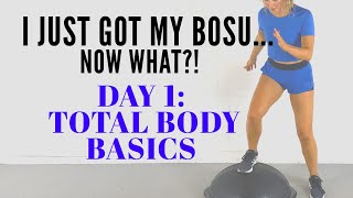 Day 1 | Foundational Movements on your BOSU® | I Just Got My BOSU®, Now What? with Trainer Kaitlin
