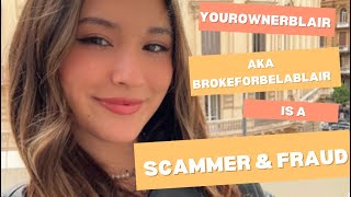 belatalksalott/brokeforbelablair is STILL a predator