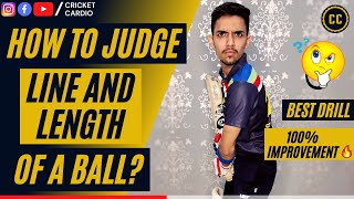 Best Drill To Judge Line and Length while Batting || Footwork and Shot Selection tips