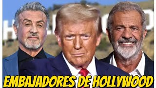 ¿Qué significa que Donald Trump haya nombrado a Stallone y Mel Gibson embajadores en Hollywood?