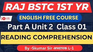 Bstc 1st year english Unit-2 class-1 #bstcfirstyear #deledacademy