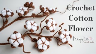 #241 Crochet Cotton Flower | Crochet Cotton Flower | Duong Lieu Handmade