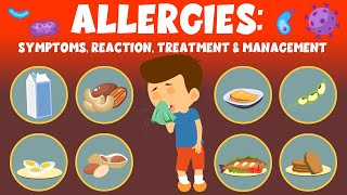 Allergies: Symptoms, Reaction, Treatment & Management - Video for Kids