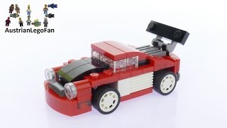 Lego Creator 31055 Red Racer - Lego Speed Build Review