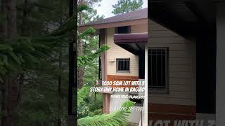 1000 sqm lot with 3 Story Functional Tiny Home in Baguio