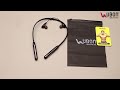 ubon quick charge cl 50 walkthrough bluetooth wireless neckband 45 h playtime