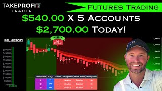 🔴LIVE +$2,700 Day Trading NQ Futures