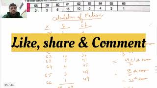 Measure of Central Tendency I Numericals I Median I Pt- 8 I Class XI @EduFusion1999