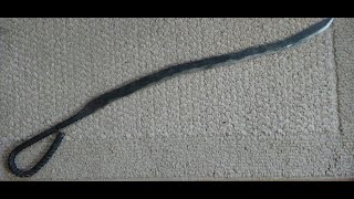 How to forge a Rebar sword thing