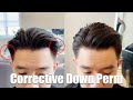 Corrective Down Perm for Straight Asian Hair