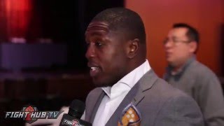 Andre Berto "He tried to put his lips on my face! "Gonna dog him out! Stay fast, stay sharp!"
