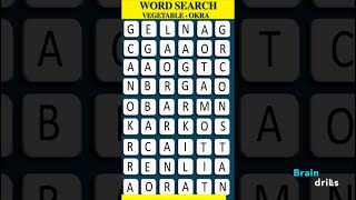 FIND VEGETABLE NAME🍆 🍅 I WORD SEARCH "VEGETABLES" I PUZZLE I SHORTS I WORD SEARCH#11