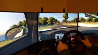 iRacing Triple 4K Monitor Setup GTX 1070 GT3 @ Mount Panorama