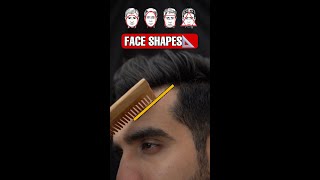 COMB Hair Correctly *FACE SHAPES* #shorts #hairstyles