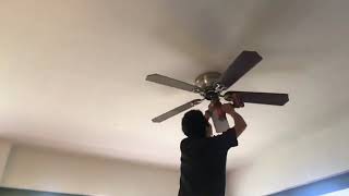 install ceiling fan ติดตั้งพัดลมเพดาน