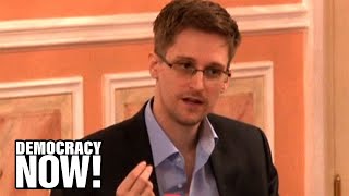 Edward Snowden Speaks Out Against NSA \