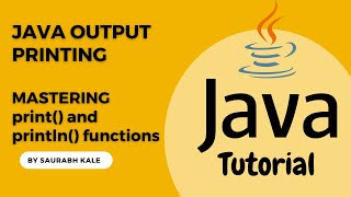 Java Output Printing: Mastering print(), println(), and Star Patterns in Hindi by SK Audio Enhanced