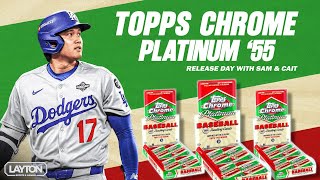 TOPPS CHROME PLATINUM '55 BASEBALL RELEASE DAY!