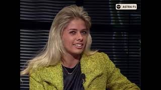 Entrevista completa, Adriane Galisteu em Portugal 1995, programa Zona+  sobre Ayrton Senna