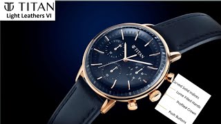 TITAN LIGHT LEATHER VI|TITAN MEN'S WATCHES|TITAN CLASSIQUE WATCHES FOR MEN'S|MULTIFUNCTION WATCHES