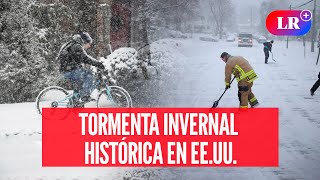 Alerta en EE.UU. por TORMENTAL invernal que afecta a millones: pronóstico, vídeo y más #NewsLR