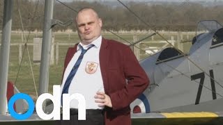 Al Murray branded too fat for election parachute stunt