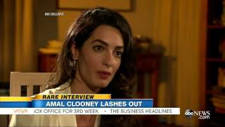 Amal Clooney Interview | Defending Three Journalists | GMA