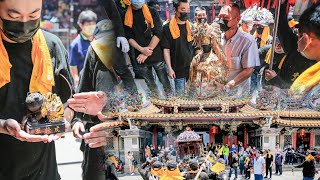 【 新北土城慈愛媽祖會～往北港朝天宮謁祖進香 】～01 北港犁炮、入廟陞座 2022/06/04