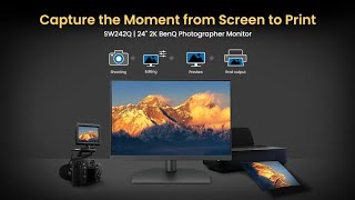 BenQ SW242Q 24″ monitor with high color accuracy launched for Indian creatives.