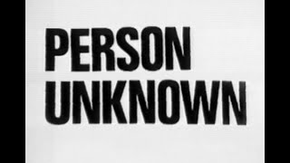 Person Unknown starring John Gregson - part 2 (1967)