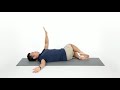 supine spinal twist for spine mobility