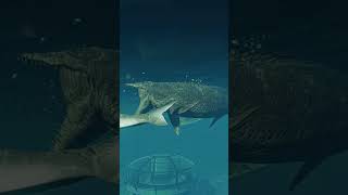 Mosasaurus attacks Dunkleosteus - JWE2