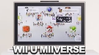 Nintendo Wii U Miiverse Demo - Nintendo E3 2012